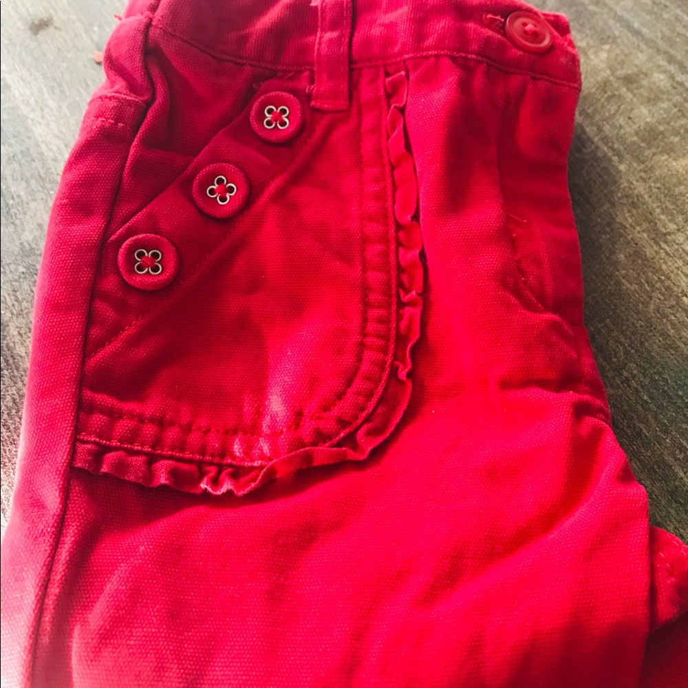 Janie and jack red pants great condition ❤️